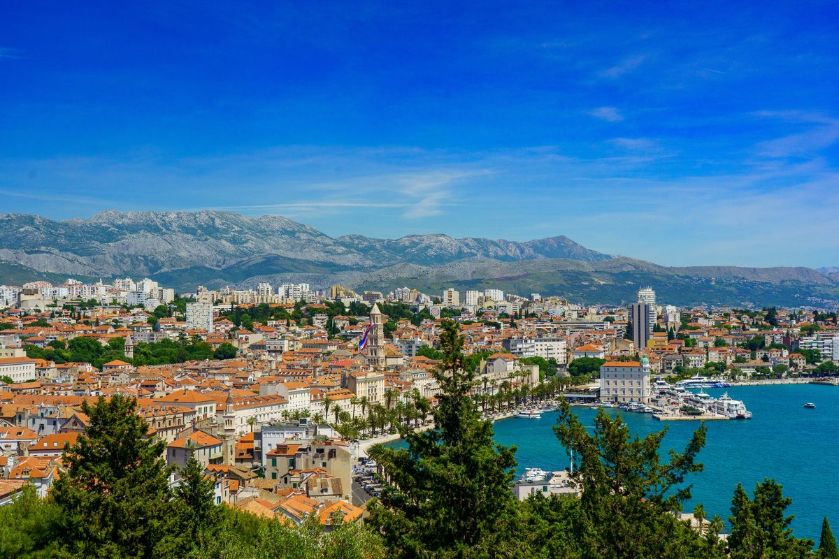 View of Split from Marjan Hill