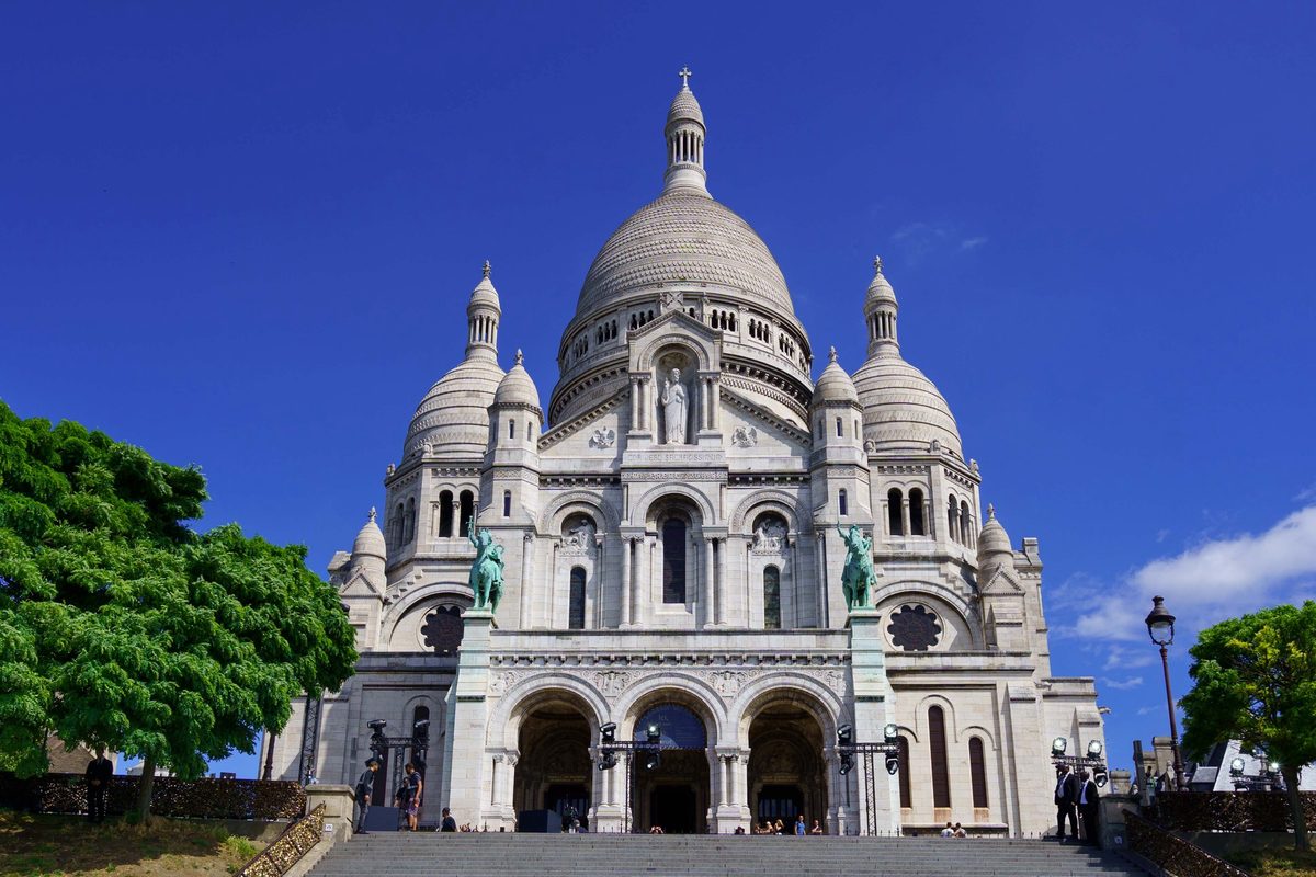 The Sacre-Coeur Basilica in Paris, France
