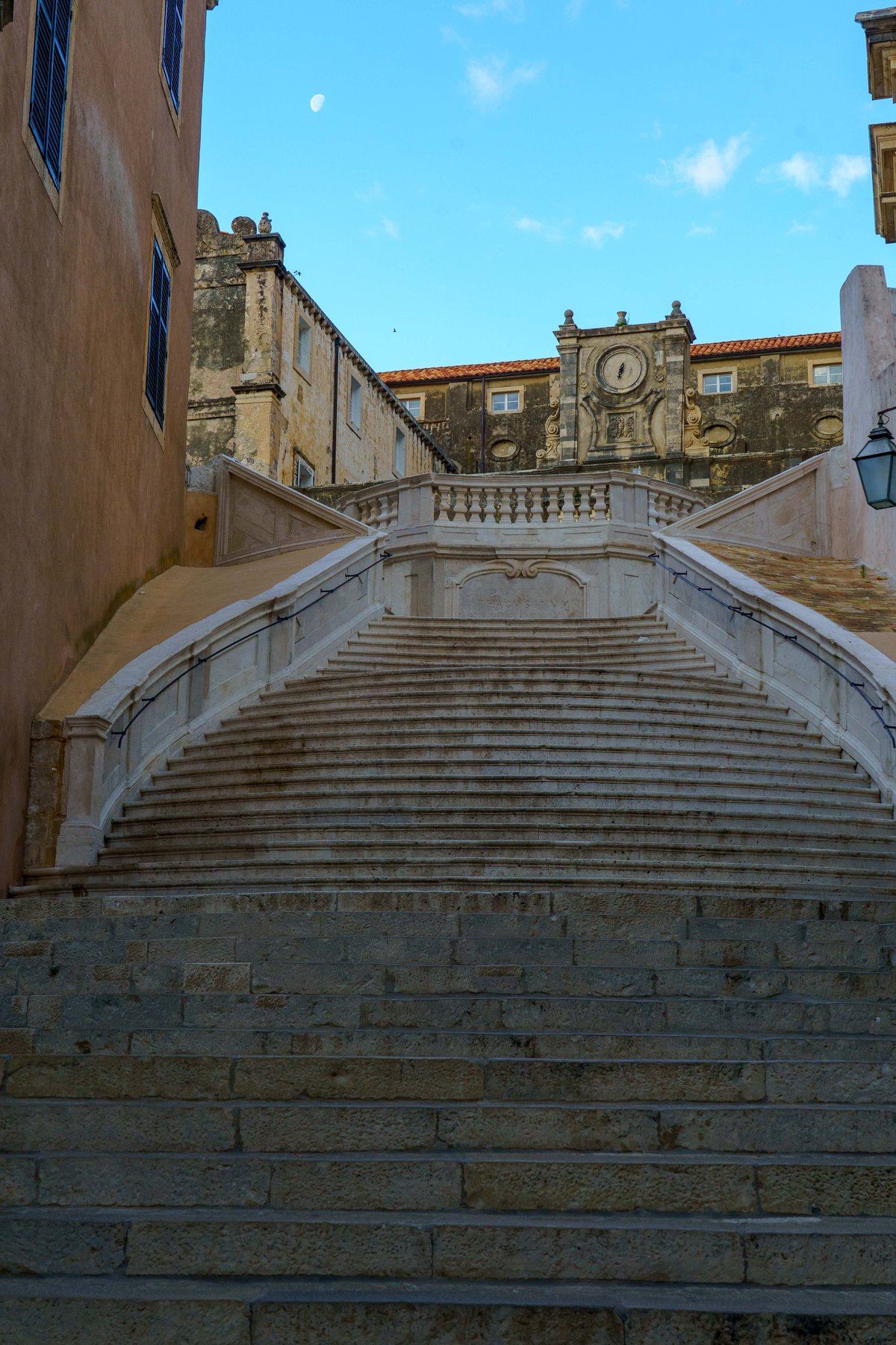 The Jesuit Stairs in Dubrovnik's old town