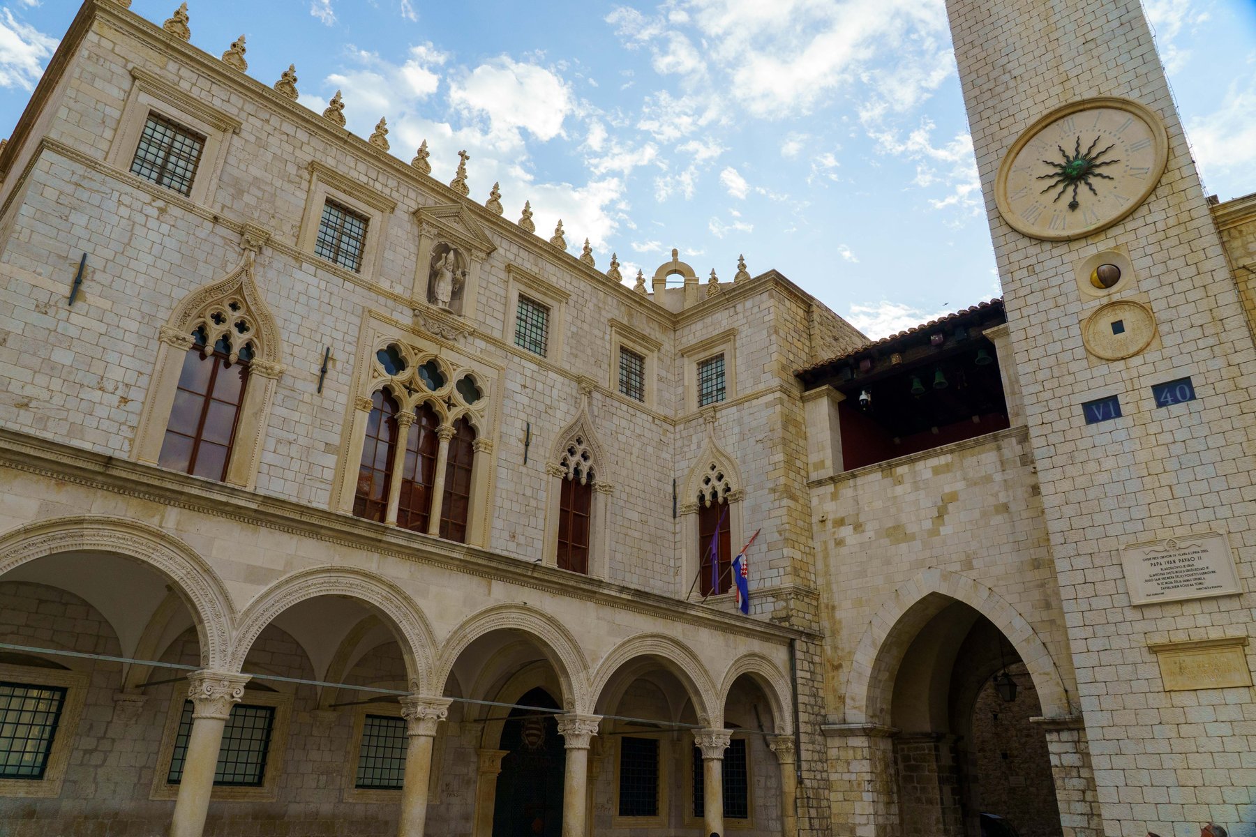 Sponza Palace in Dubrovnik's old town