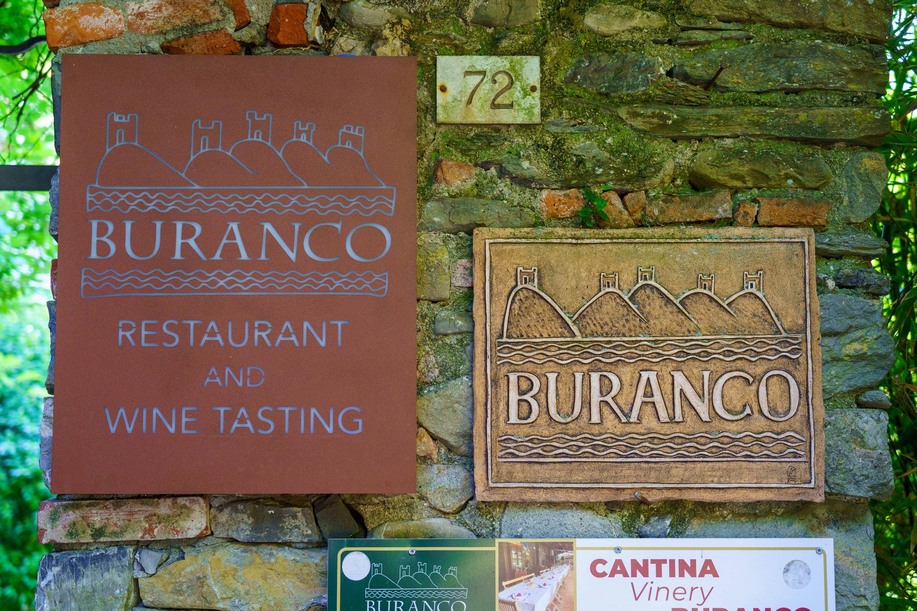 The entrance gate of the Buranco winery in Manarola