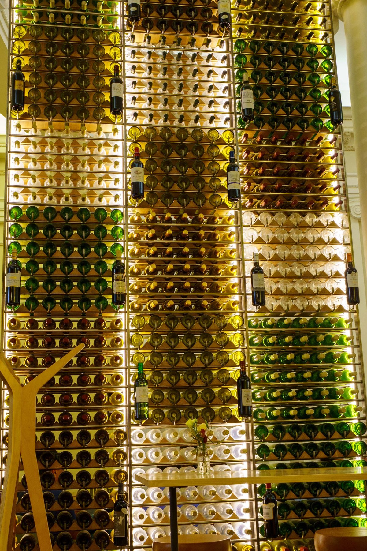 Tasting cellars at the Musee du Vin et du Negoce in Bordeaux