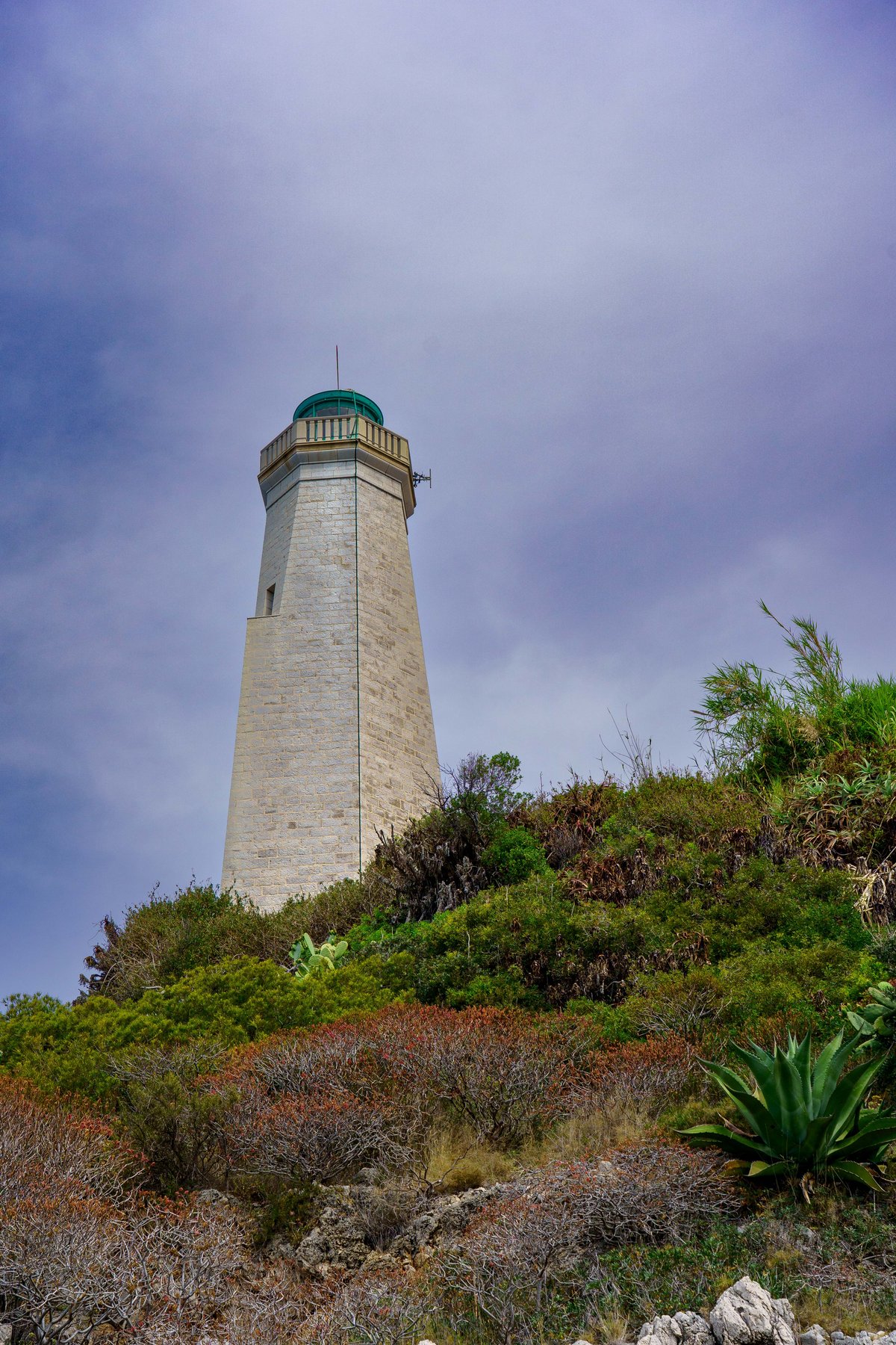 The lighthouse at the tip of the Cap Ferrat peninsula