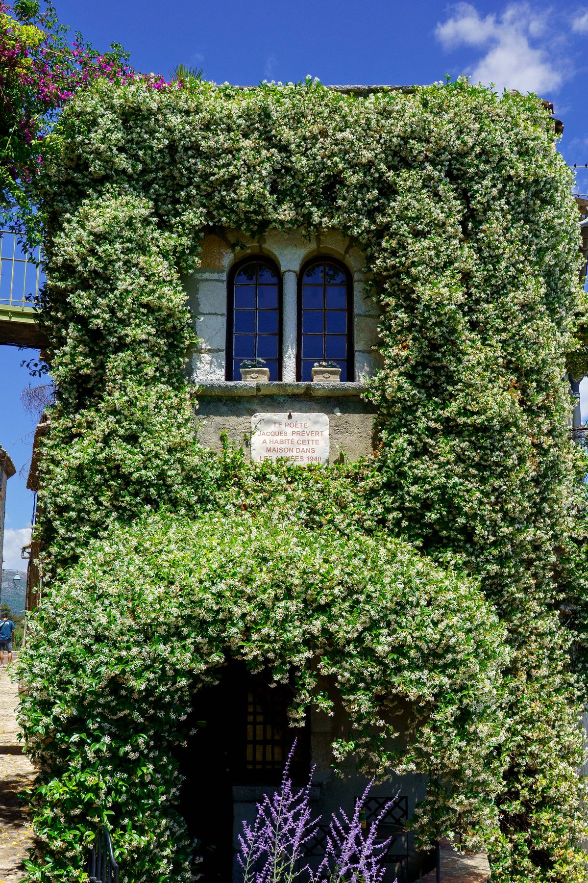 The house where the poet Jacques Prevert lived in the 1940s, in Saint-Paul-de-Vence